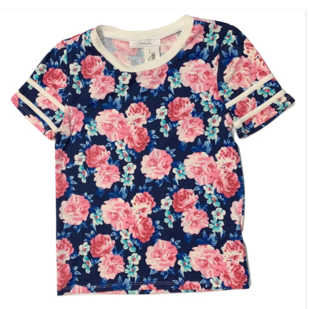 🆕 Obsessive Love Floral Short Sleeve Tee Shirt